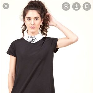 Modcloth Cats Me If You Can cat collar dress